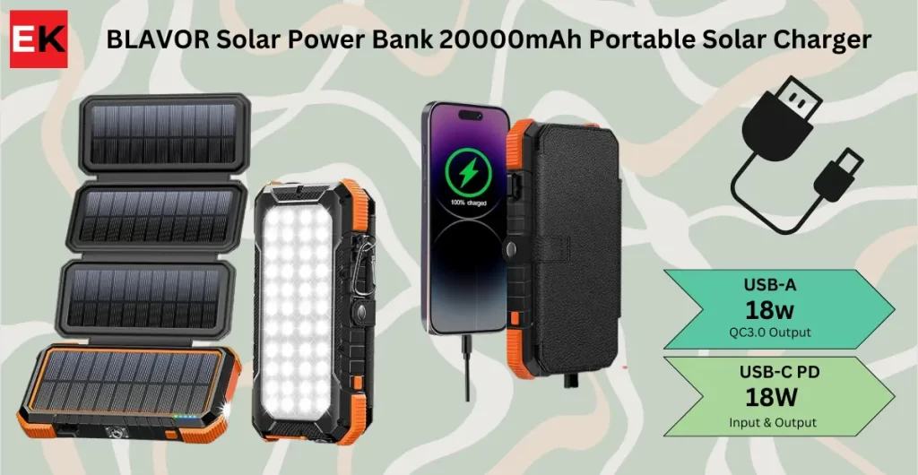 BLAVOR Portable Solar Chargers