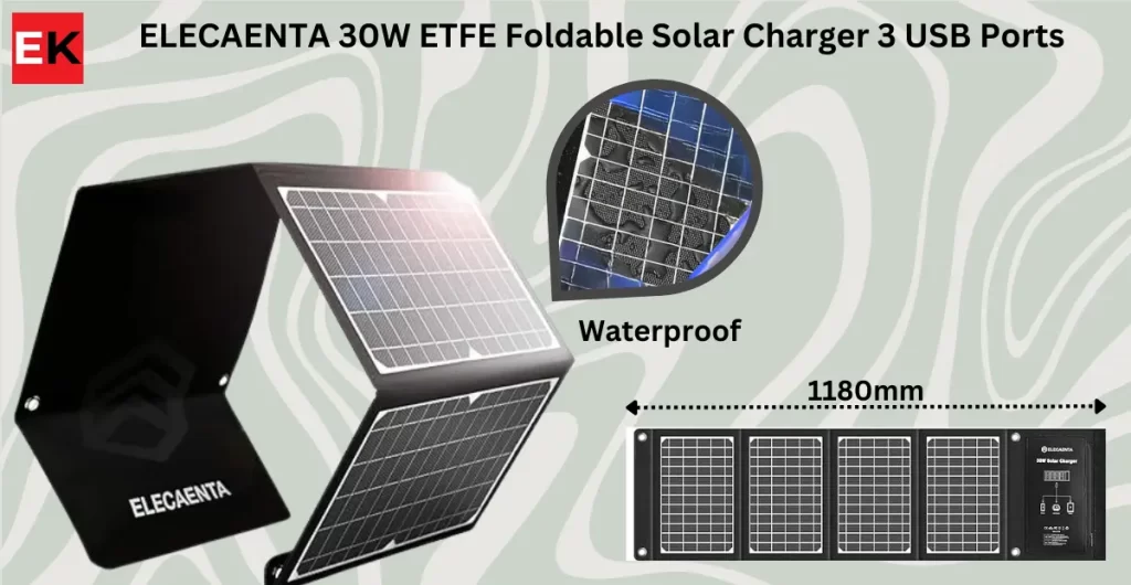 ELECAENTA Portable Solar Charger