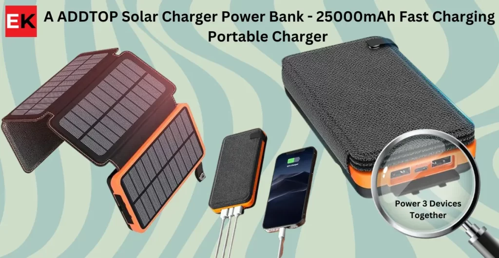 ADDTOP Portable Solar Charger
