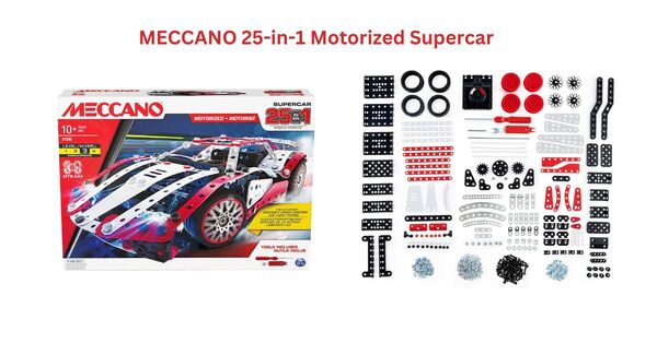 MECCANO Set 25-in-1 Motorized Supercar
