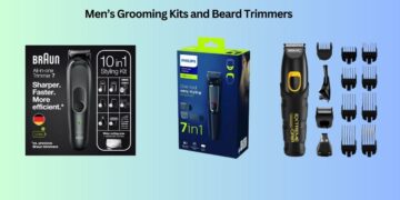 men's grooming kits and Beard Trimmers
