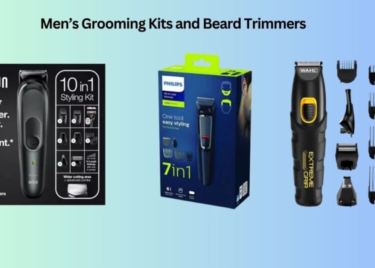 men's grooming kits and Beard Trimmers