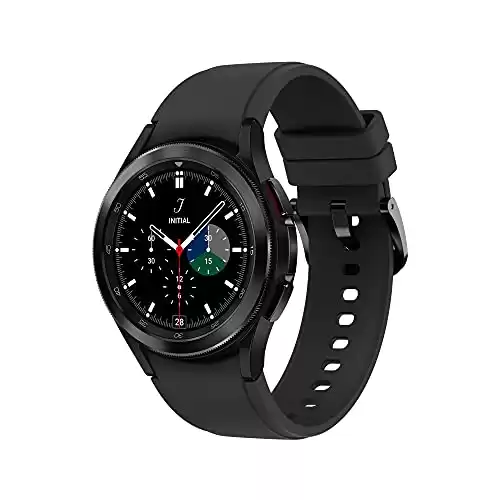 Samsung Galaxy Watch4 Classic Smart Watch, Fitness Tracker, Bluetooth, 42mm, Black (UK Version)