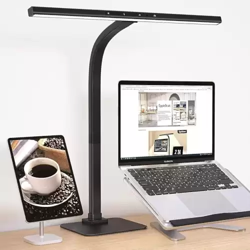 EppieBasic LED Desk Lamp,12W Architect Work Lamp,Eye Protection Desk Lamp