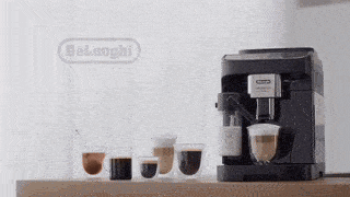 For those seeking the epitome of bean-to-cup excellence, the De'Longhi Magnifica Evo in Black stands tall. Offering a repertoire of up to 7 coffee-based recipes, this machine transforms your kitchen into a mini coffee haven. 