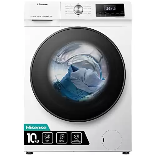 Hisense WDQA1014EVJM 60cm Freestanding 10 KG Front Load Washer Dryer