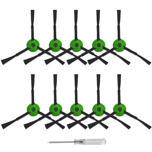 10 Pack Replacement Side Brushes Compatible with iRobot Roomba i & j & e Series