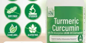 golden turmeric curcumin capsules for health