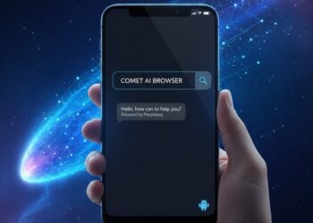 Comet AI Browser on Android