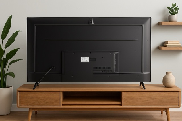 Sharp 70GK4245K 70" 4K UHD Smart TV  Back on a Table