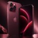 iPhone 18 Pro in dark cherry finish with dual view showcasing premium design and camera system