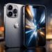 Front and back view of speculated iPhone 18 Pro showing sleek titanium design and triple‑camera system