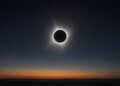 solar eclipse totality ground view