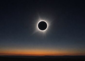 solar eclipse totality ground view